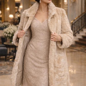 Manteau En Fourrure De Lapin - Doublure Fourrure - Taille Regular - Neuf Avec étiquettes
