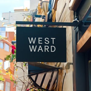 Enseigne à lame suspendue personnalisée - Enseigne de devanture de magasin recto-verso, enseigne de magasin personnalisée pour cafés, boutiques et petites entreprises