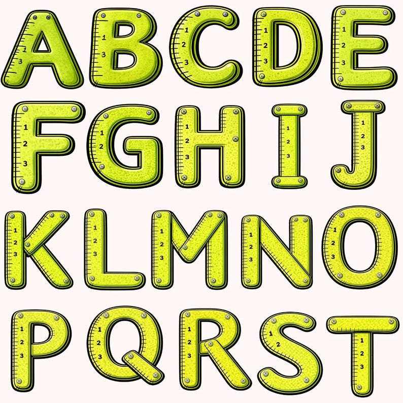 130 Lettering 130 + Alphabet Clipart Bundle, Watercolor Letters Clipart, A-Z Nursery ...