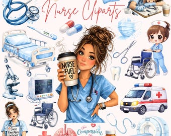 65 + Krankenschwester Clipart, Medizinische Doodles Clipart, Krankenschwester Life Clipart, RN Grafiken PNG, Anatomie Clipart, Medizinstudierender Clipart, Doktor Clipart