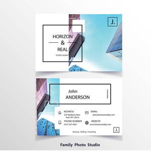 Commercial Real Estate Business Card Templates with QR Code | 3 Editable Canva Business Cards | Instant Download Printable Realtor Card