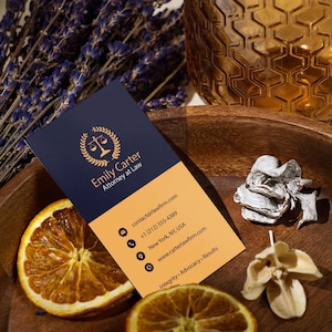 Attorney Business Card Templates with QR Code | Lawyer Canva Business Cards | 2 Professional Legal Designs | Instant Download
