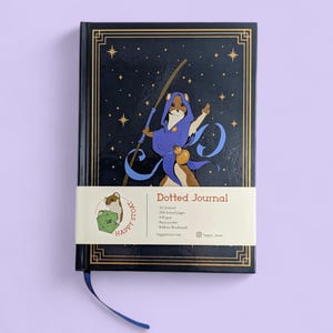 A5 Dotted Journal - Monk Stoat, D&D, Daggerheart, TTRPG notebook