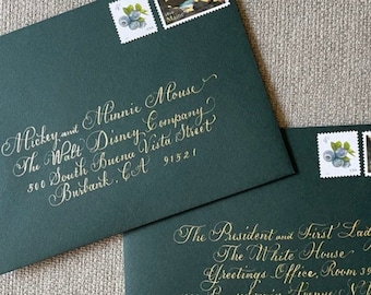 Wedding Envelopes Addressed with Beautiful Calligraphy