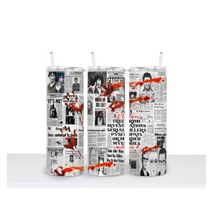 True Crime 20 Oz Tumbler Wrap- Prosty
