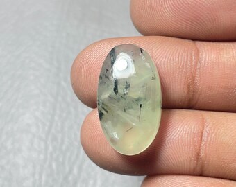 Prehnite, Oval Cabochon, 22x12x7MM, 18 CTS,Beautiful Cabochon,
