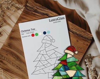 クリスマスステンドグラスパターンバンドル（デジタルダウンロード