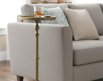 Handmade Antique Brass Side Table | Aluminium Drink Table