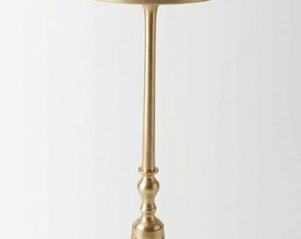 Handmade Antique Brass Accent Table | Thompson Style Side Table