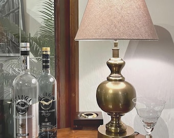 Handmade Antique Brass Table Lamp | Desk & Office Lamp | Elegant Home Lighting Decor