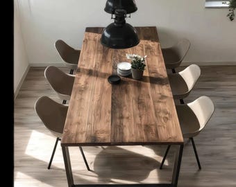 ウォールナット ダイニングテーブル 自然なエッジ仕上げ ウォールナット ダイニングテーブル 自然なエッジ仕上げ エッジ