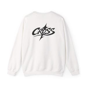 Cross Unisex Sweatshirt, Christian Apparel, Religious Crewneck Jumper, Faith Gift, Sacred Pullover, Symbolic Clothing