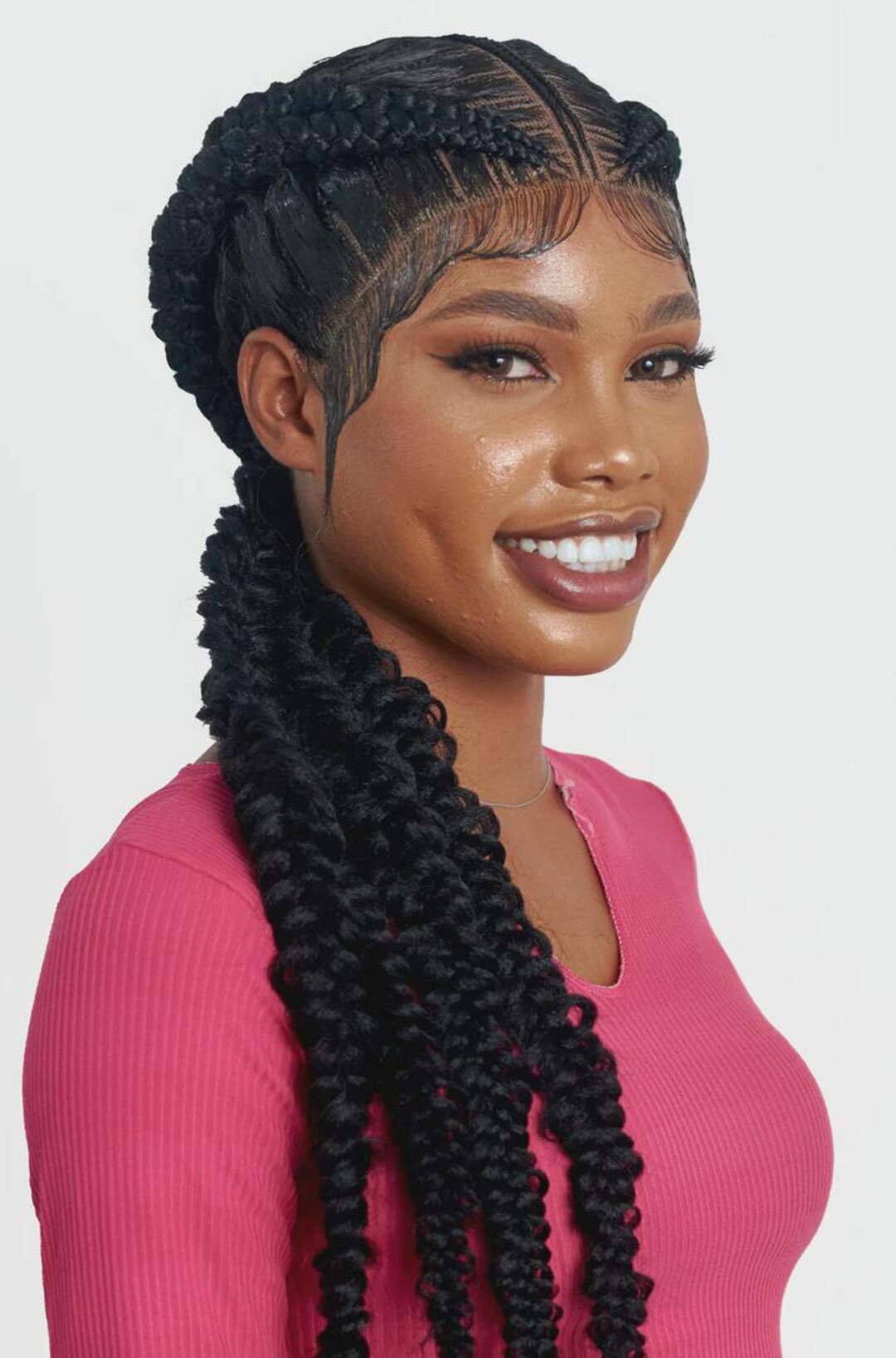 Dutch Braids Wig | 360 Full Lace, Baby Hair Cornrows - Etsy