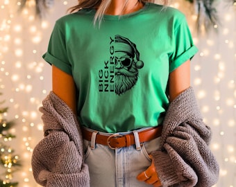 Santa Big Nick Energy T-Shirt, Unisex Christmas Graphic Tee