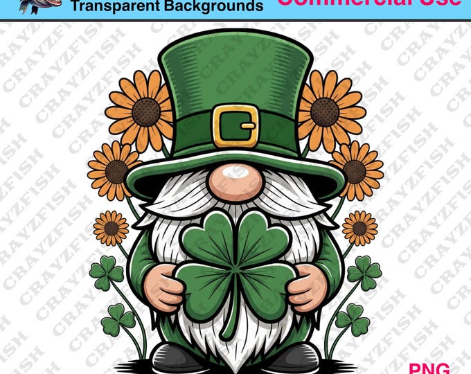 St. Patrick's Day Irish Gnomes, Shamrock, Four Leaf Clover Decor