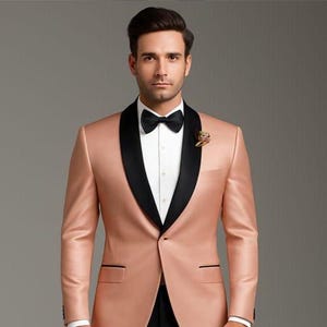 Rose Gold Suits Regular Fit - Etsy Rose Gold Suits Regular Fit - Etsy