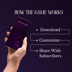 Onlyfans Interactive Pick a Card Game – Customizable HTML Game for Creators (Digital Download) image 6