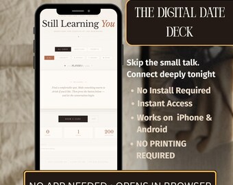 Still Learning You Interactive Couples Game 200 Date Night Conversation Starters Long Distance Relationship Activity Digital Gift for Him