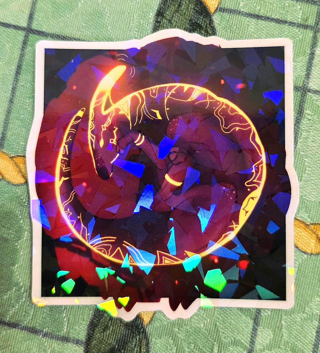 Mel Parasaurolophus Holographic Sticker - Etsy Australia