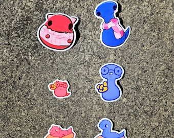 Vino and Dinolyn Matching Stickers