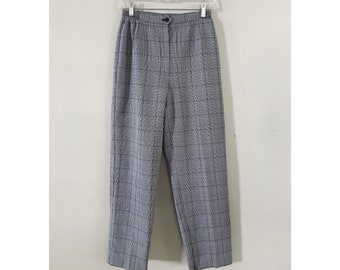 Plaid Ankle Pants - Etsy