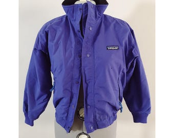 Vintage 90s Patagonia Made in USA Synchilla Fleece Shelled Bomber