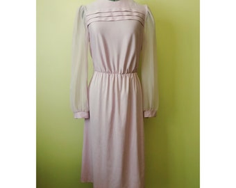 Lavender Sheer Sleeved Dress Sz M