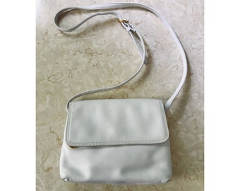 Liz Claiborne White Leather Purse