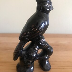 Little Antique Black Bird Figurine image 4