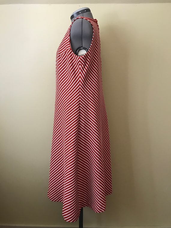 Striped Knit Midi Sz L - image 4