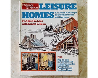VTG Popular Science 1980 Leisure Homes 56 Unique Floorplans and Interiors