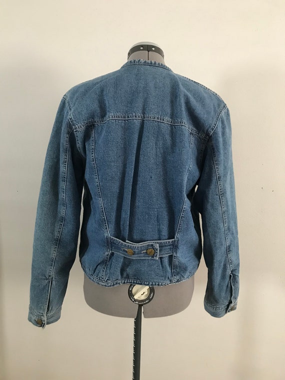 Transit Par-Such Denim Puffer Jacket Made in Ital… - image 4