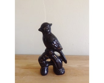 Little Antique Black Bird Figurine