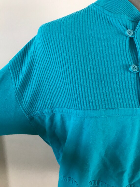 Members Only Teal Pullover Sz M - image 5