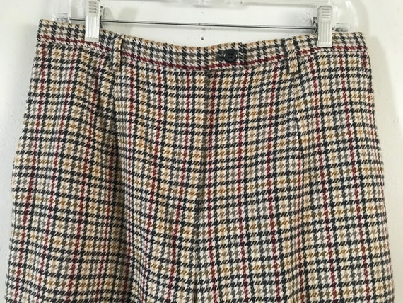 Pendleton Multi Color Houndstooth Trousers Sz 10-… - image 3