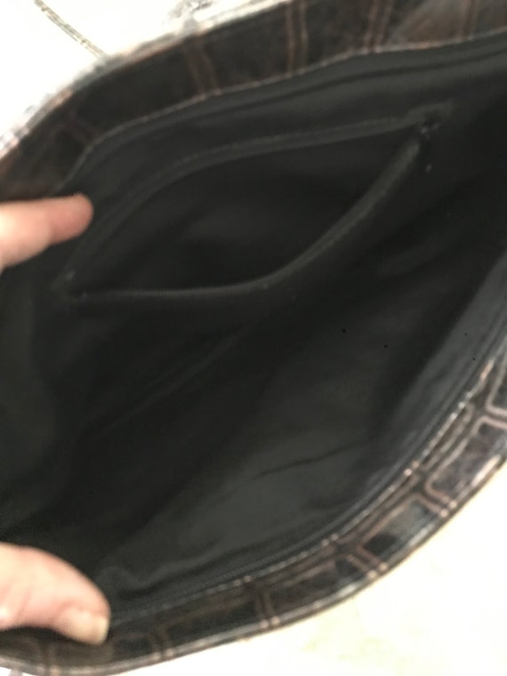 Patchwork Metallic Asymmetrical Convertible Envel… - image 8