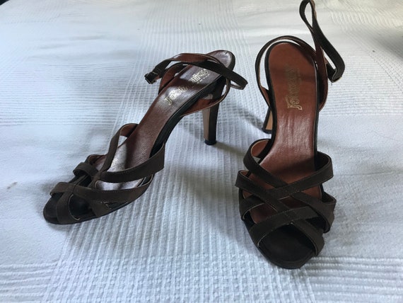 Footworks Leather Disco Pumps Sz 7M - image 3