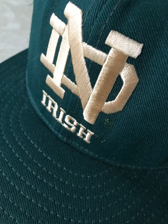Vintage NWT Pro-Line Sz 7 Notre Dame Baseball Cap Made in USA Official Pro Mode View 2