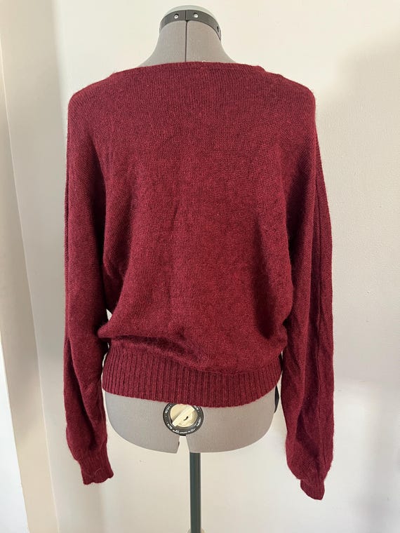 VTG Marc D'alcy Sz M Patchwork 80s Multimedia Swe… - image 4