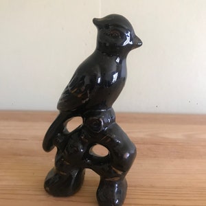 Little Antique Black Bird Figurine image 2