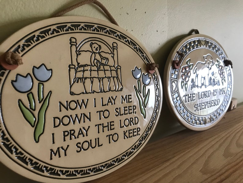 Trinity Pottery Ceramic Wall Plaques Etsy