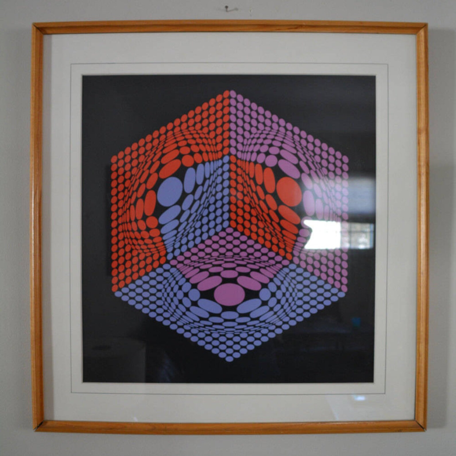 Victor Vasarely - Composition cinétique : Bi-Hexa - Sérigraphie