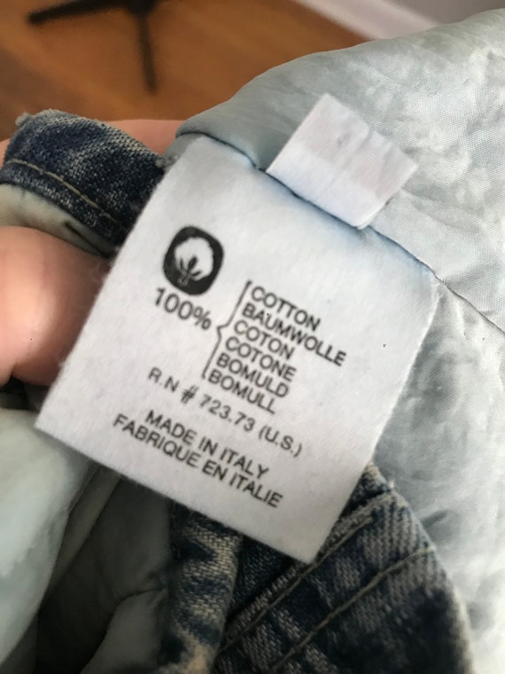 Transit Par-Such Denim Puffer Jacket Made in Ital… - image 6