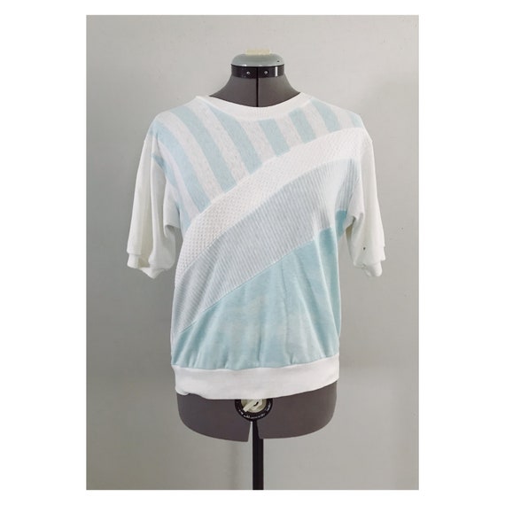 Koret Patchwork Tee Sz M - image 1