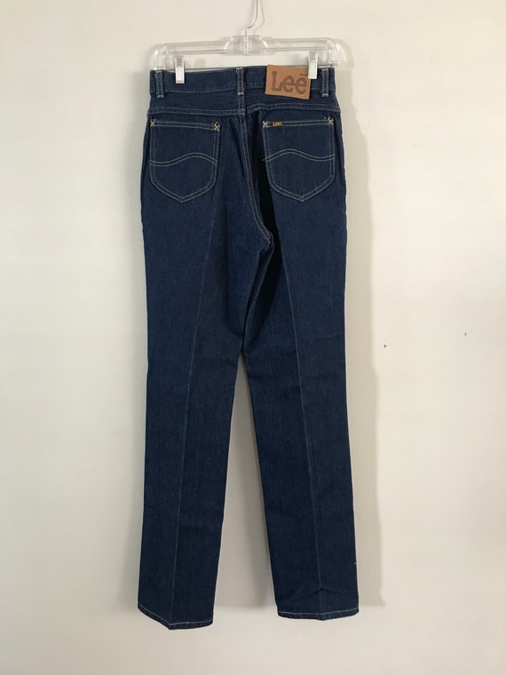 Lee Dark Wash High Rise Jeans 28x33 - image 2