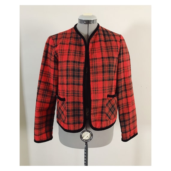 Vintage velvet jacket sz - Gem