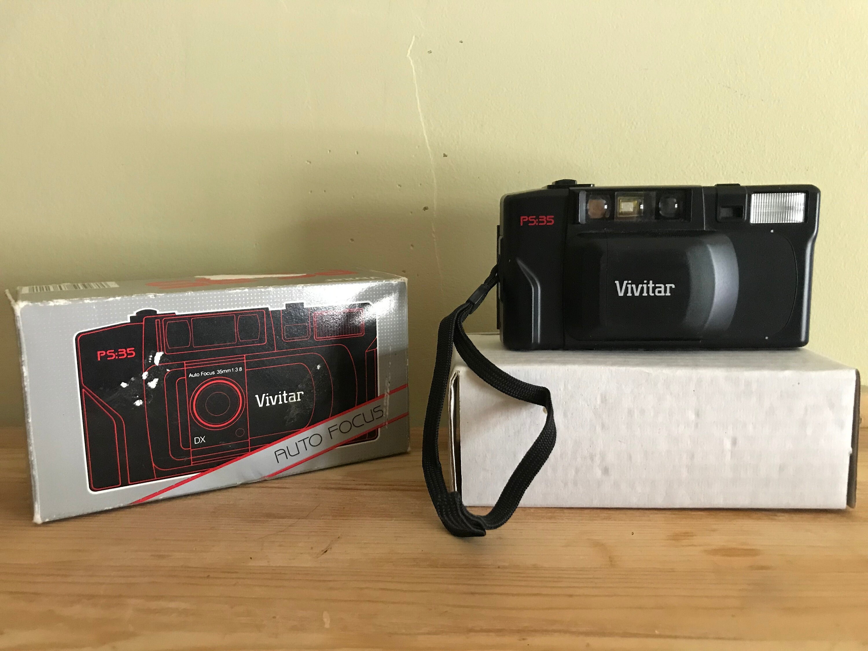 Vivitar PS-35 35mm Film Camera in Box