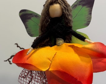 Fairy Ornament, Fae Decoration fully posable. Not a toy
