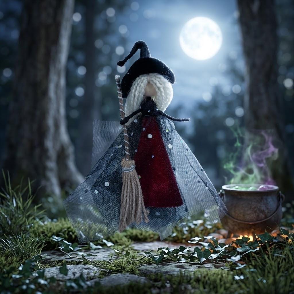 White Hair Kitchen Witch