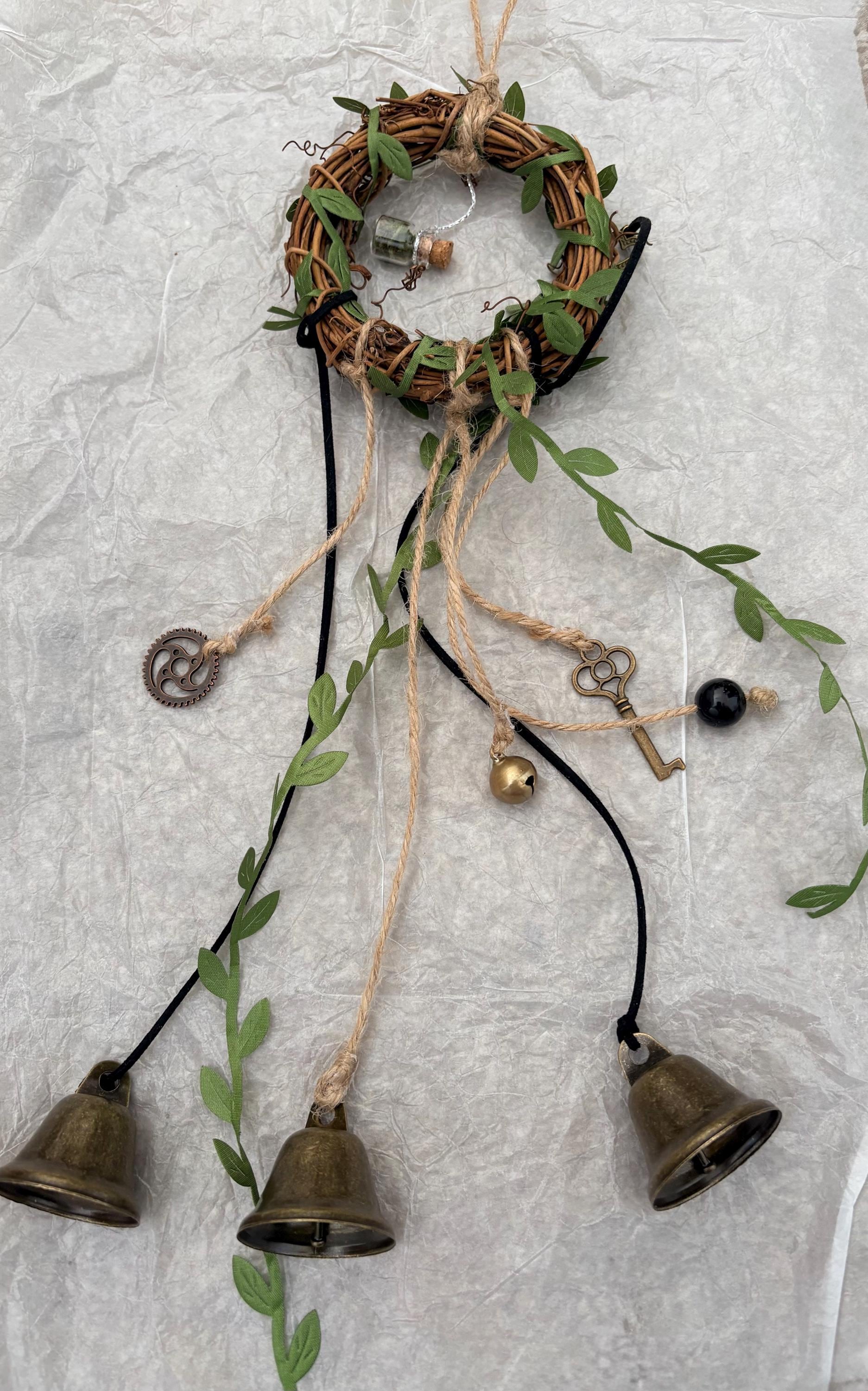 Green Witch Protection Bells